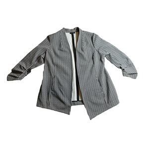 Alfani Collarless Open Front Blazer - Size 1X.***